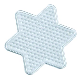 Pärlplattor Midi stjärna 9 cm 10-pack