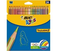 Färgpennor Bic Tropicolor 24-pack