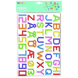 Pärlplattor Midi bokstäver och siffror 5-pack