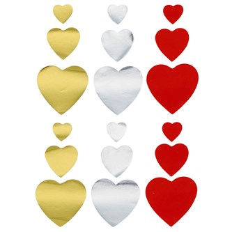 Klistermärken hjärtan, 220st
