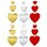Klistermärken hjärtan, 220st
