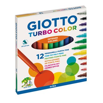 Fiberpennor Giotto Turbo 12-pack
