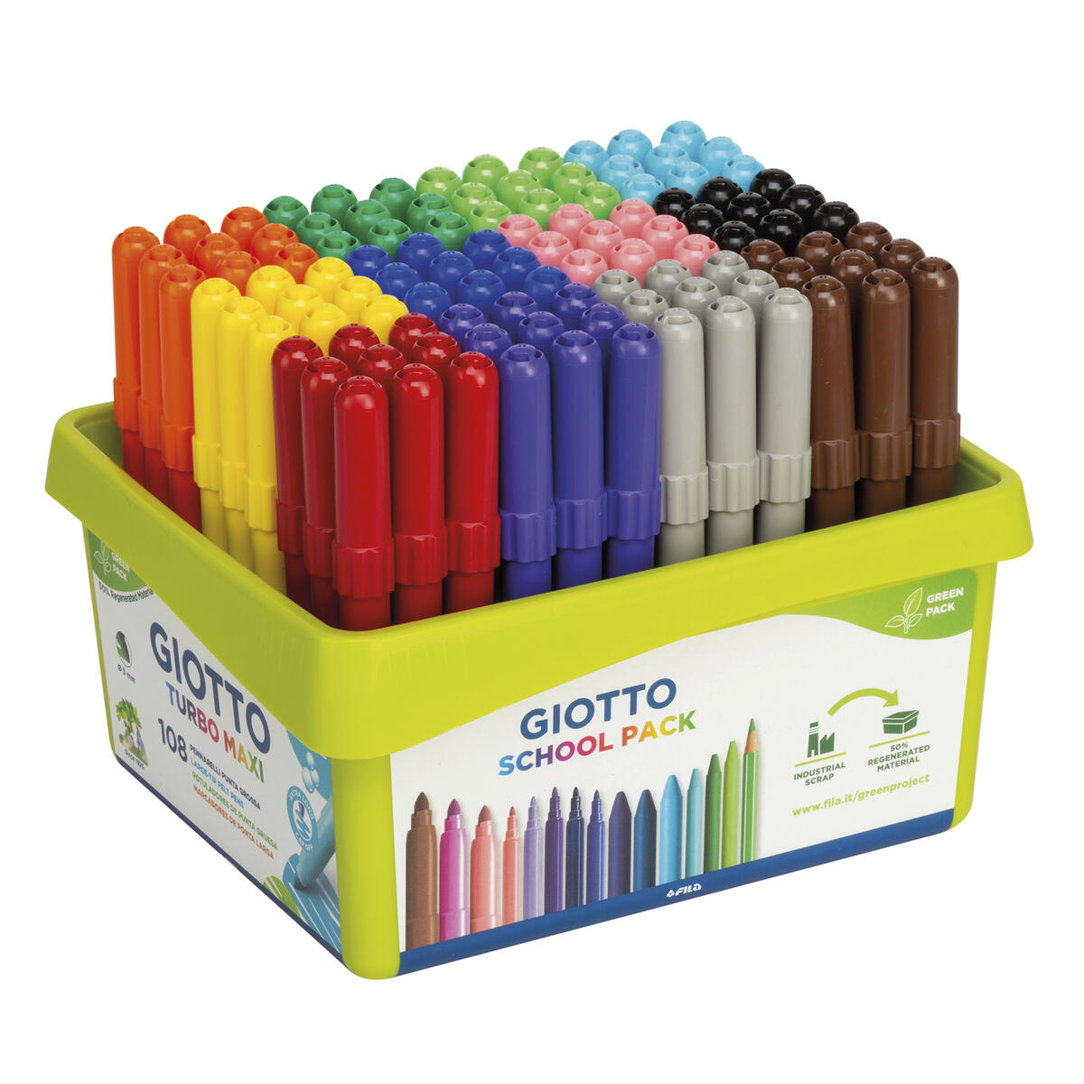 FEUTRE COLORIAGE GIOTTO TURBO ADVANCED POT DE 72