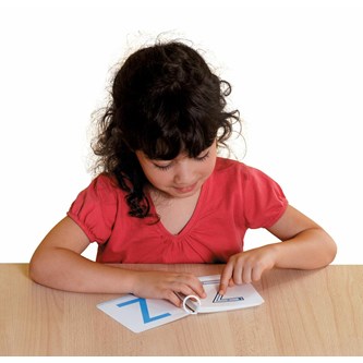 Träna bokstävernas form