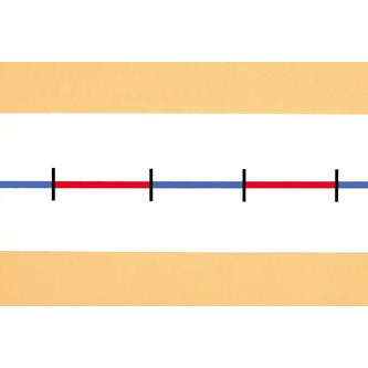 Onumrerade tallinjer i bänkstorlek 10-pack