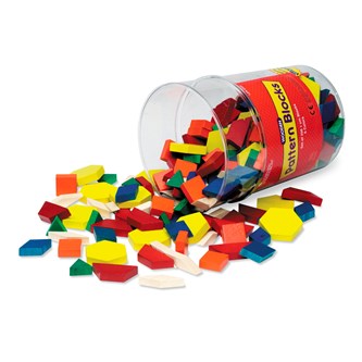 Mönsterbitar i trä 250-pack