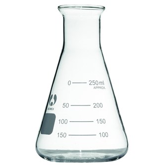 Glas E-kolv 250 ml 12-pack