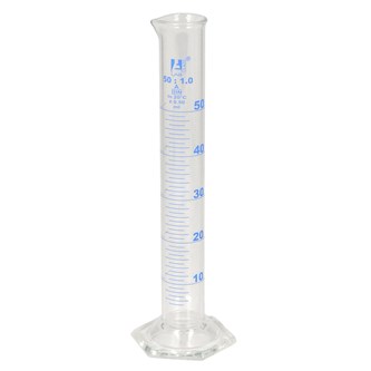 Mätcylinder av glas 50 ml