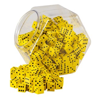 Pricktärningar i burk 20x20 mm, 200-pack