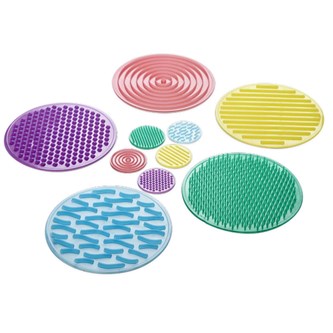 Taktila känselplattor 10-pack