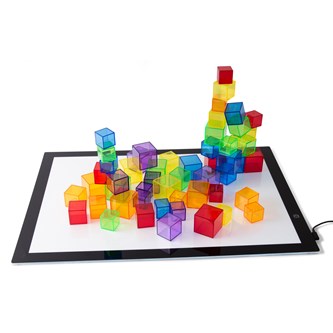 Transparenta kuber, 54 delar