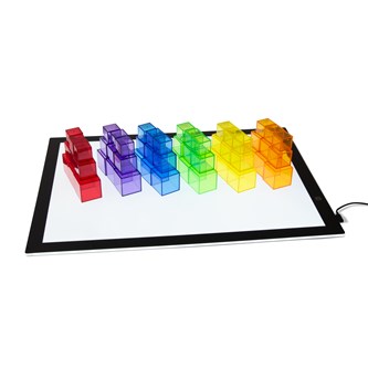 Transparenta kuber, 54 delar