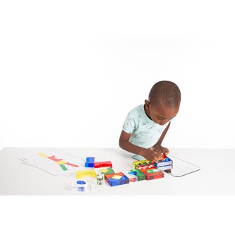 Kristallblock i färg