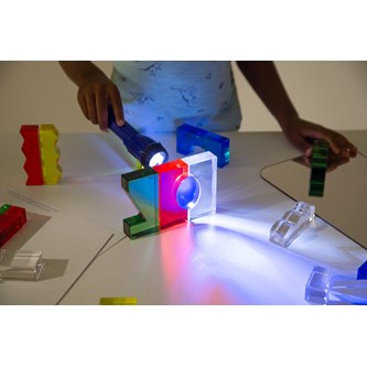 Kristallblock i färg