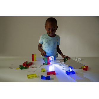 Kristallblock i färg