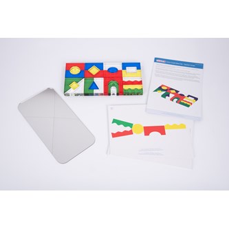 Kristallblock i färg