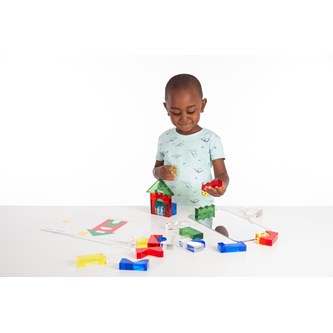 Kristallblock i färg