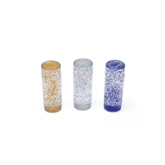 Sensoriska glittercylindrar 3-pack