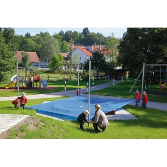 Solsegel 4x4 m, stål