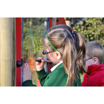 Lekpanel ritfönster