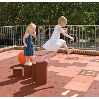 Balansstubbe i gummi 30 cm