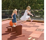 Balansstubbe i gummi 50 cm