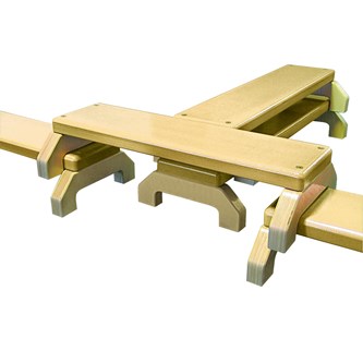 Bänkar för motorikbanor