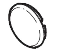 Reservdel Circleline, Plastnav för bakhjul