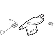 Reservdel Winther, Broms med låsfjäder till sparkcykel