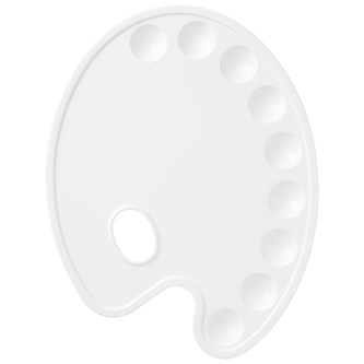 Plastpalett oval