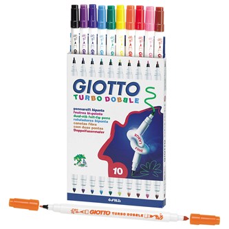 Dubbelspetspennor Giotto Turbo Double