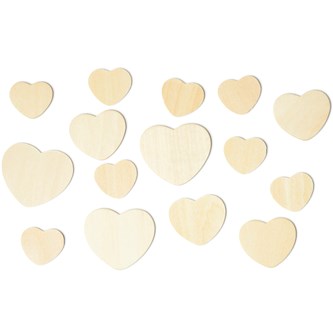 Trähjärtan 100-pack