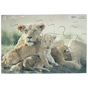 Pussel Lejonhona med ungar