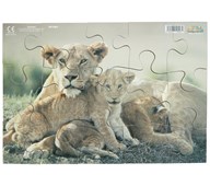 Pussel Lejonhona med ungar