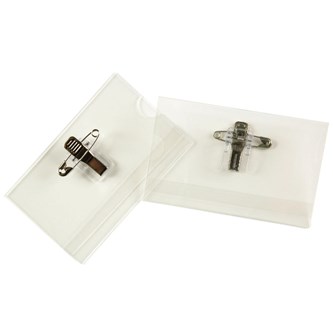 Namnskylt med clips 50-pack