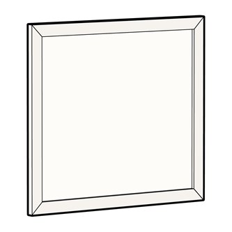 Fixa ljuddämpande rygg, 3:3