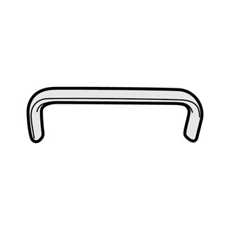 Fixa handtag rektangel, stor