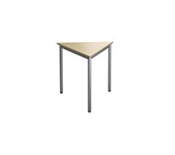 Triangelbord 12:38 FSC HT raka hörn 80x80x80 cm silverstativ