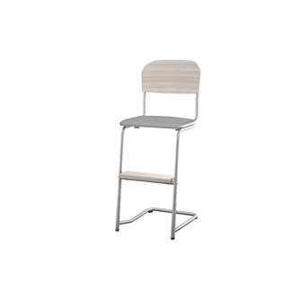 Stol Matte FSC sh 45/63 liten sits silverstativ