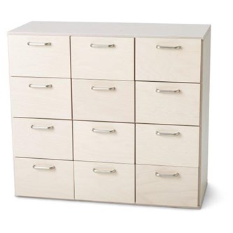 Fixa liten köpmansdisk 12 lådor