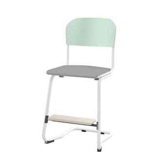 Stol Matte FSC sh 50 cm liten sits vitt stativ