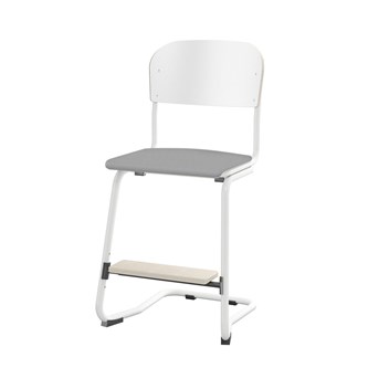 Stol Matte FSC sh 50 cm liten sits vitt stativ