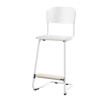 Stol Matte FSC BX sh 63 cm stor sits vitt stativ