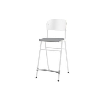 Stol Matte FSC BX sh 65 cm liten sits vitt stativ