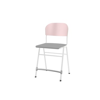 Stol Matte FSC BX sh 54 cm liten sits vitt stativ