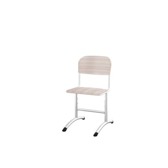 Stol Matte FSC BX ställbar liten sits vitt stativ