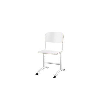 Stol Matte FSC BX ställbar liten sits vitt stativ