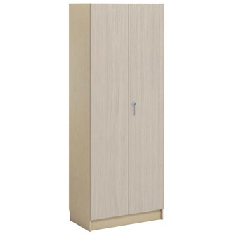 Norden FSC materialskåp 2 hel dörr B80xH210xD47 björk