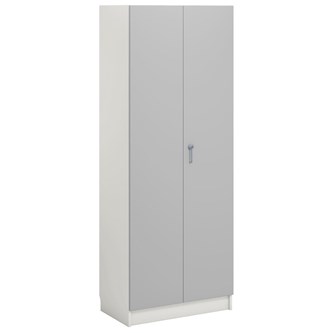 Norden FSC materialskåp 2 hel dörr B80xH210xD47 vit