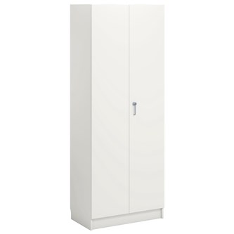 Norden FSC materialskåp 2 hel dörr B80xH210xD47 vit